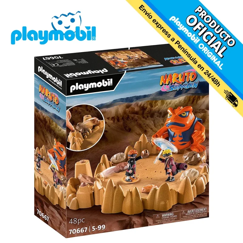 Escena Completa Playmobil Naruto Shippuden - Naruto vs. Pain