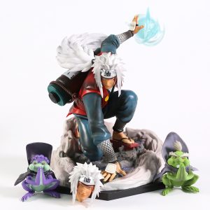 Jiraiya y Shima Manga Naruto Figura