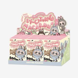 Labubu Vinyl Face Blind Box – Exciting Macaron Serie (Set van 6 Figuren)