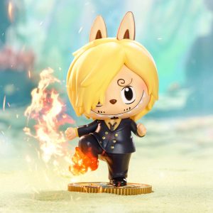 Labubu × One Piece Sanji Figurine – Gelimiteerde Chef & Fighter Collectible
