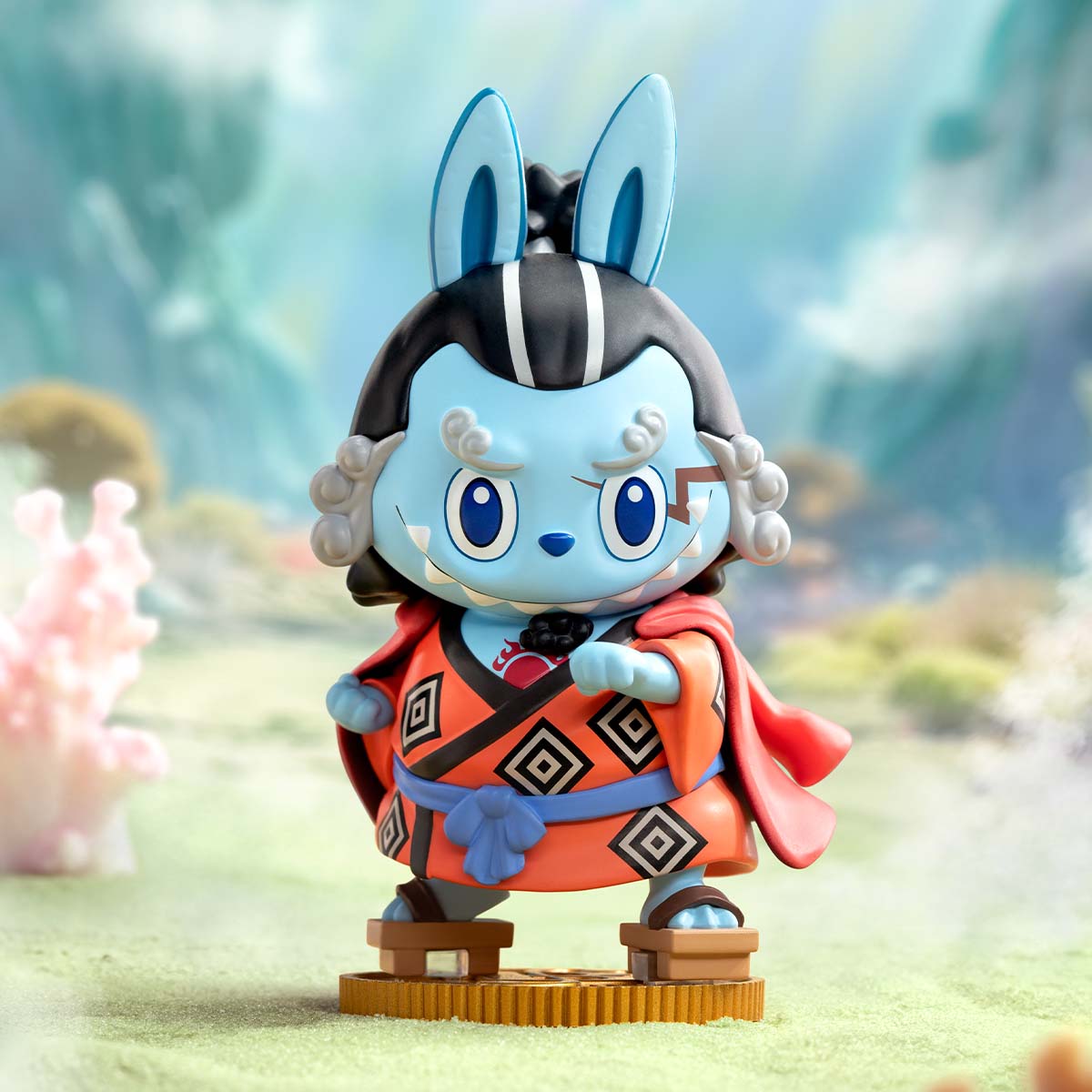 Labubu × One Piece Jinbe Figurine – Gelimiteerde Krijger Collectible