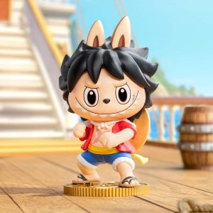 Labubu × One Piece Monkey D. Luffy Figurine – Captain’s Edition Collectible