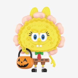 Labubu × SpongeBob The Pumpkin Figurine – Halloween Special Collectie