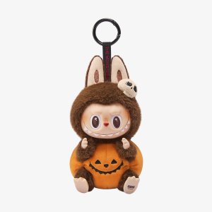 Labubu Pompoen Halloween Hanger – Kawaii Knuffel Collectie