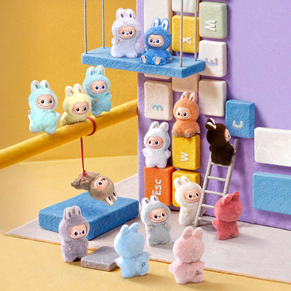 Labubu Pin for Love – Blind Box Peluche Kawaii de Colección - Afbeelding 4