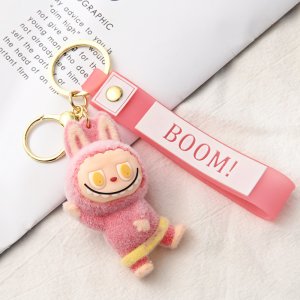 Labubu Sleutelhanger Kawaii – Origineel Pluche Accessoire met BOOM! Hoofdband