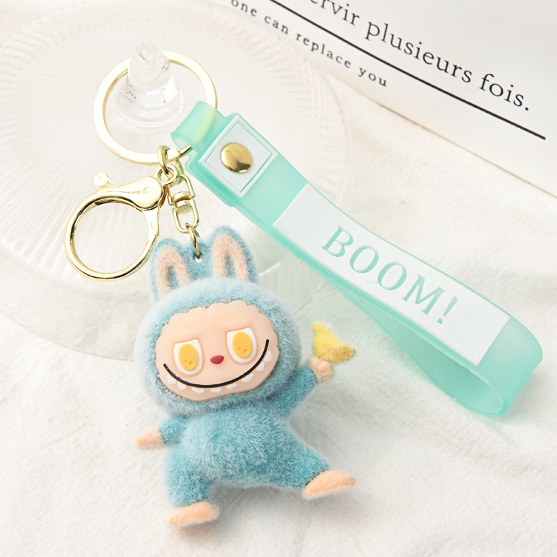 Labubu Sleutelhanger Kawaii – Pluche Accessoire met BOOM! Hoofdband - Afbeelding 5