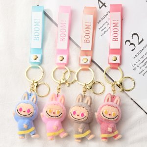 Labubu Sleutelhanger Kawaii – Origineel Pluche Accessoire met BOOM! Hoofdband