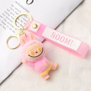 Labubu Sleutelhanger Kawaii – Origineel Pluche Accessoire met BOOM! Hoofdband