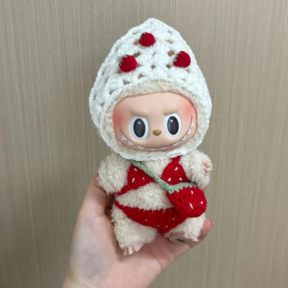 Labubu Pink Spring Dungarees – Voorjaarseditie met Schattige Konijnenoren Hoed - Afbeelding 4