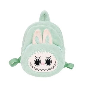Sac à Dos Peluche Labubu Lapin Vert Menthe – Accessoire Kawaii & Figurine Collector