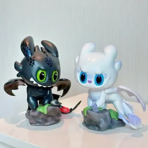 Chimuelo Verzamelfiguur – Zwarte Kawaii Draak uit Hoe Tem Je een Draak