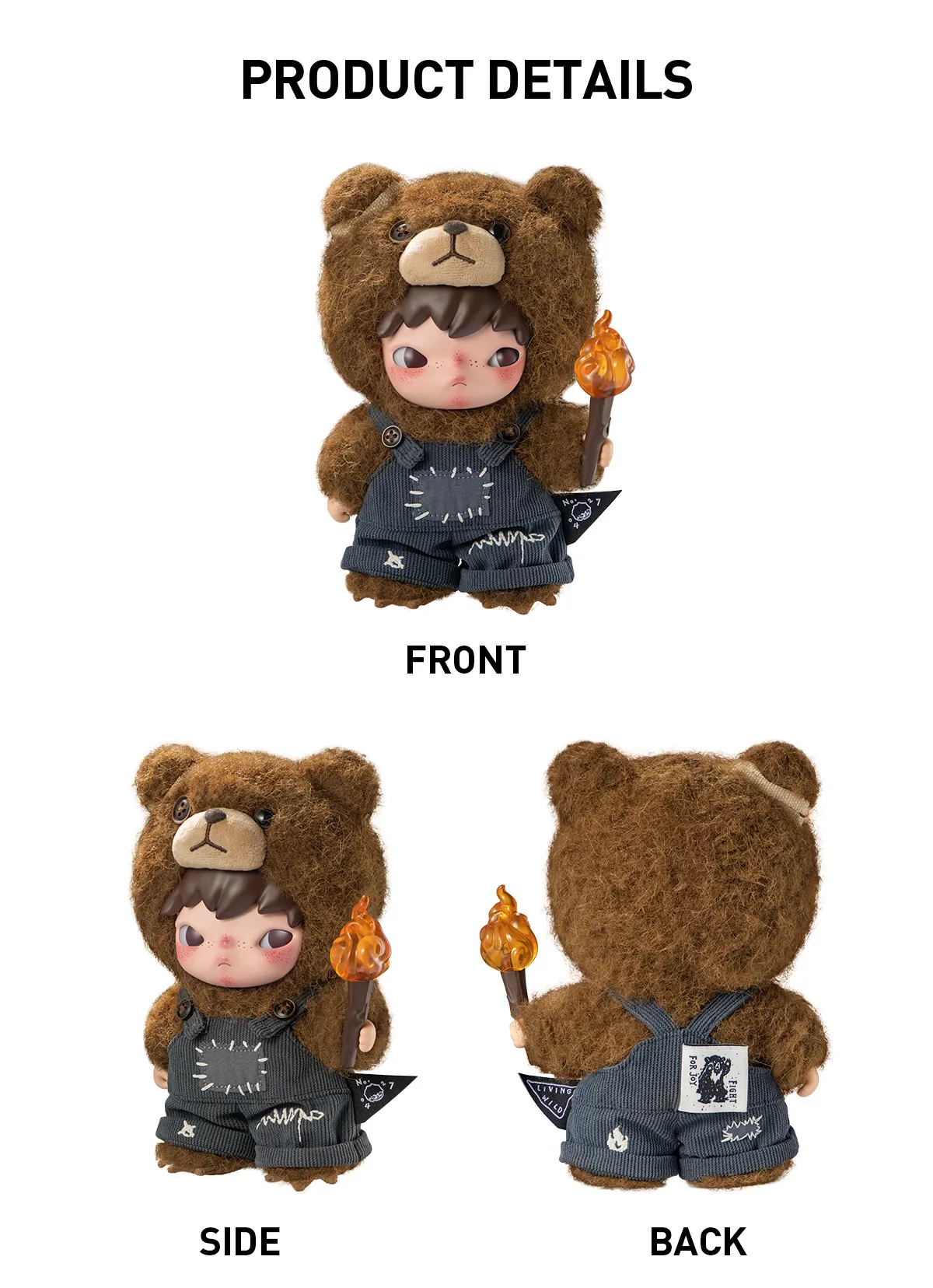 Hirono Living Wild – Fight for Joy Plush Doll | Artistiek Designer Collectible