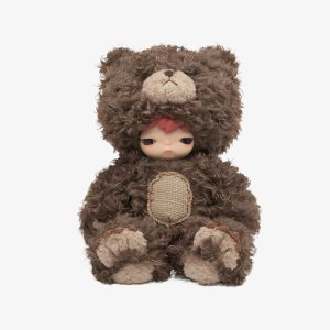 Hirono Bear Vinyl Plush Doll | Designer Art Knuffel Collectible
