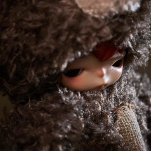 Hirono Bear Vinyl Plush Doll | Designer Art Knuffel Collectible