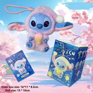 Labubu x Stitch Blind Box Serie – Eet iets voor het slapengaan