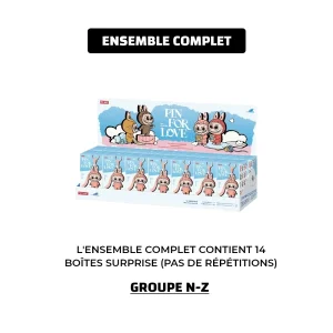 Labubu Pin For Love Serie – Blind Box (N-Z Collectie) Verrassingsfigurines