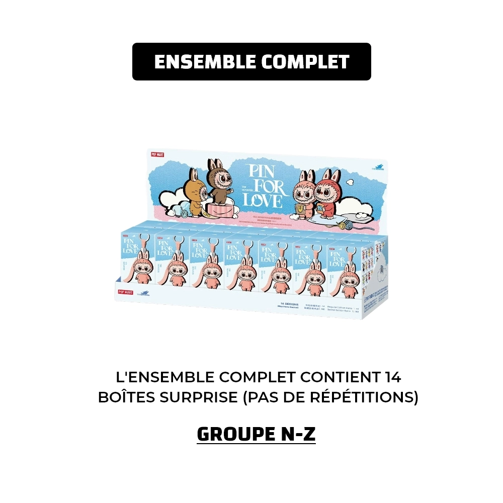 Labubu Pin For Love Serie – Blind Box (N-Z Collectie) Verrassingsfigurines - Afbeelding 6