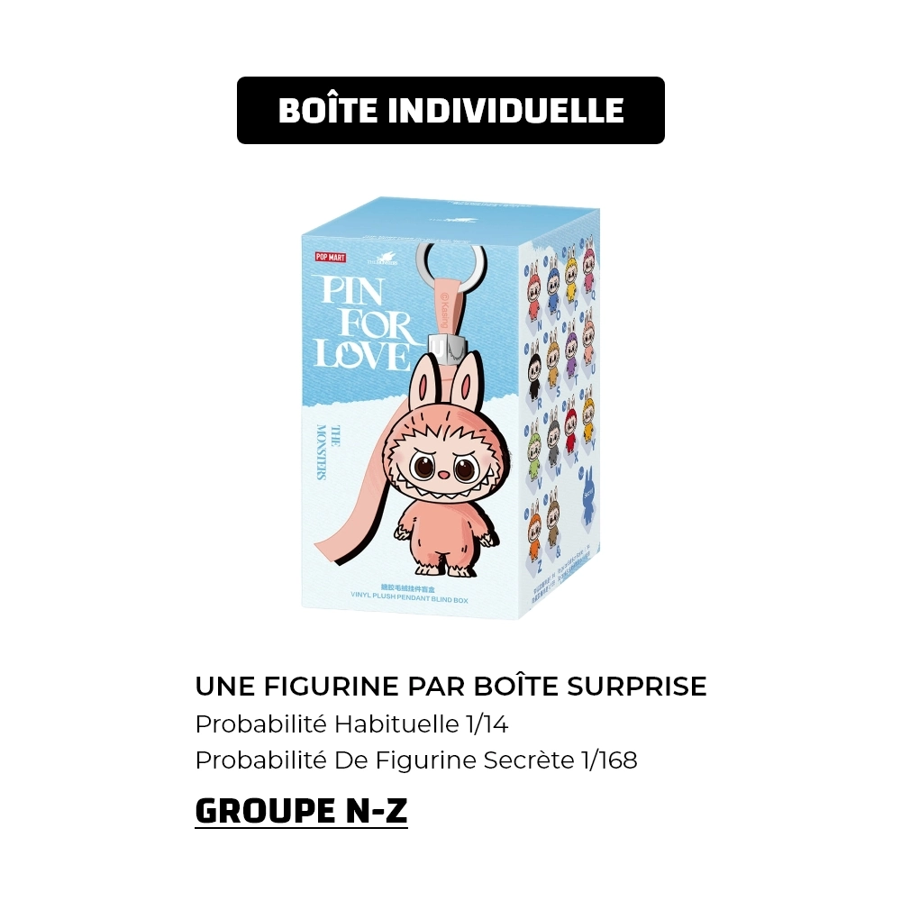 Labubu Pin For Love Serie – Blind Box (N-Z Collectie) Verrassingsfigurines - Afbeelding 5