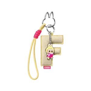 Labubu Letter Pendant “F” – Pin for Love Blind Box Collectible