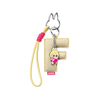 Labubu Letter Pendant “F” – Pin for Love Blind Box Collectible