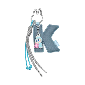 Labubu Letter Pendant “K” – Pin for Love Blind Box Collectible