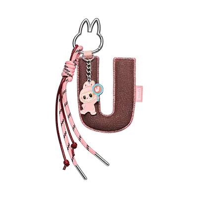 Labubu Letter Pendant “U” – Pin for Love Blind Box Collectible