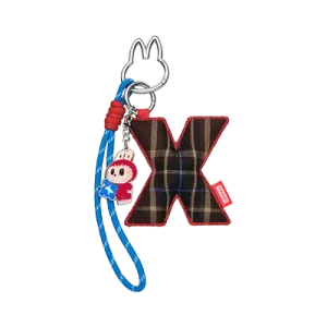 Labubu Letter Pendant “X” – Pin for Love Blind Box Collectible
