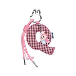 Labubu Letter Pendant “Q” – Pin for Love Blind Box Collectible