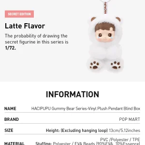 HACIPUPU Gummy Bear Serie – Vinyl Pluche Hanger Blind Box Collectibles