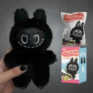 The Monsters – Exciting Macaron Black Face Plush