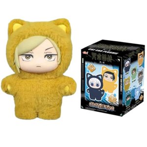 Jujutsu Kaisen Cat Ear Plushie Blind Box – Schattige Mini Pluche Collectie
